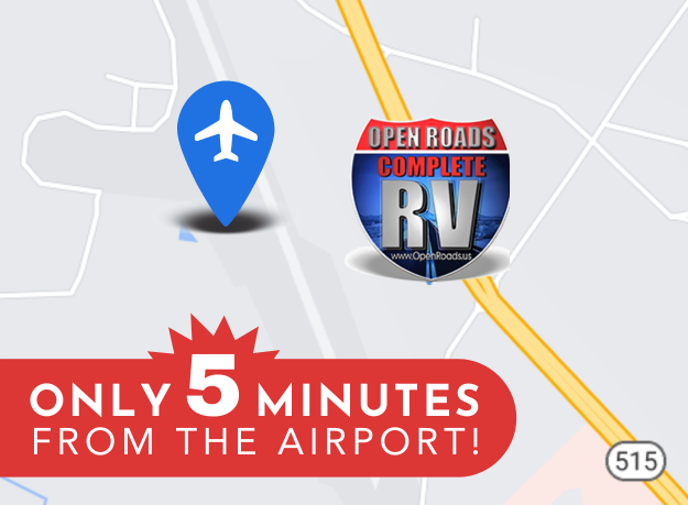 5 minutes from airport